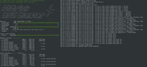 BNG testing software - BNG Blaster
