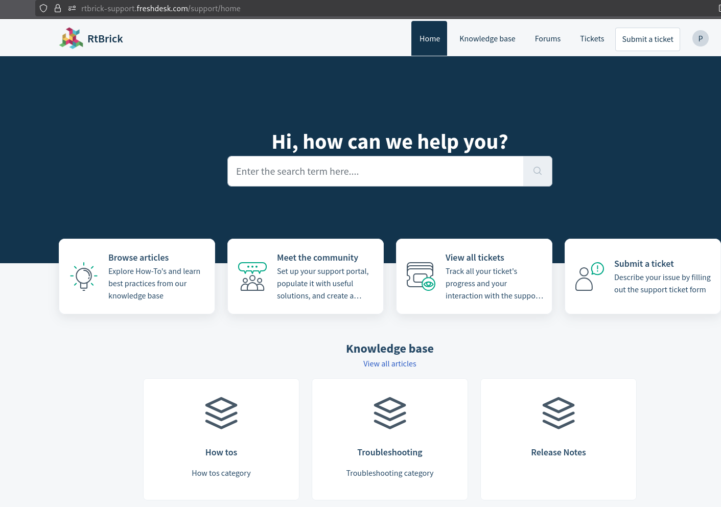 submit ticket
